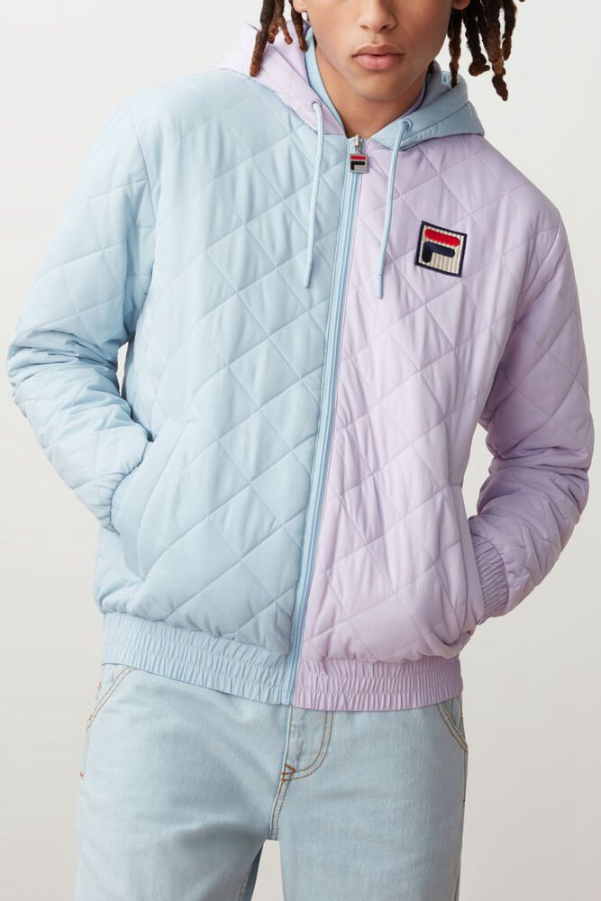 Fila Jakke Herre Blå Sawyer Quilted DPJ-045723